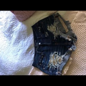 American eagle jean shorts